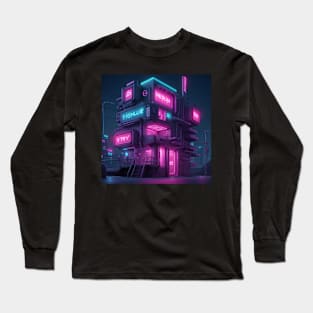 Cyberpunk Hotel Long Sleeve T-Shirt